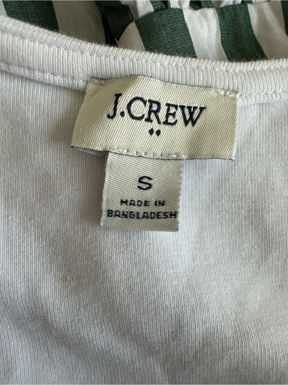 J.Crew Petite striped tiered knit mixy dress